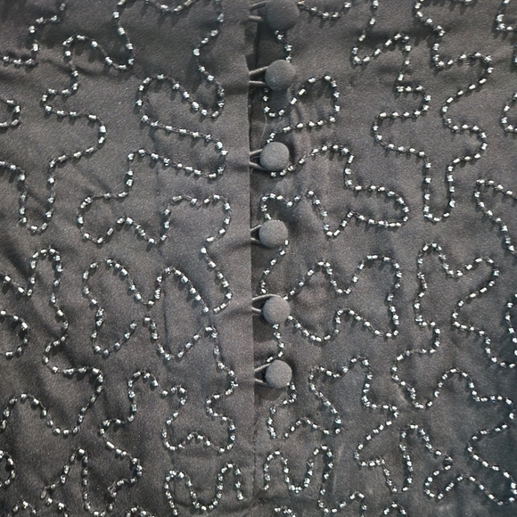 FREE PEOPLE 2 piece Beaded Black Skirt Set - Picture 11 of 11